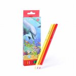 Карандаши 18 цветов трехграннык Академия 