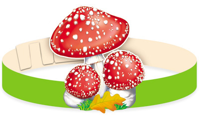 картинка Маска - ободок Мухоморы учколлектор чебоксары
