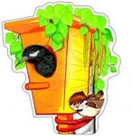 Мини-плакат вырубной Скворечник 