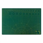 Коврик д/резки А4 пластик зелен
