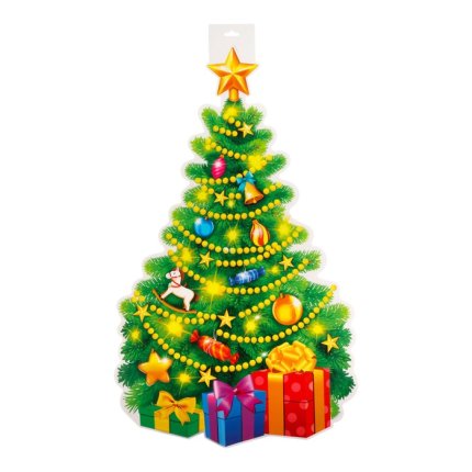 картинка Плакат вырубной А-2 Ёлочка новогодняя учколлектор чебоксары