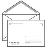 Конверт С5 229х162 подсказ отрывная полоса 