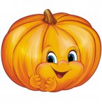 Плакат вырубной А-4 Тыква