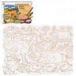 Пазл деревянный 37 дет 290*200мм Ферма 3+