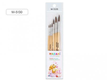 картинка Кисть белка №5  MAZARI учколлектор чебоксары