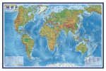 Карта  Мир.Физическая карта. 1:35М (постер. лам.)