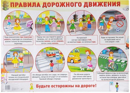 картинка Плакат А-2 Сфера Правила дорожного движения,знаки учколлектор чебоксары