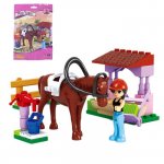 Конструктор Девочка Конюшня 45 дет в/п