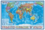 Карта Мир. Политическая 1:32 ( 1010*700) интерактивная лам.европодвес 