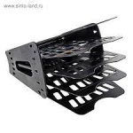 Лоток  веер 5секц.4отд. (черный)