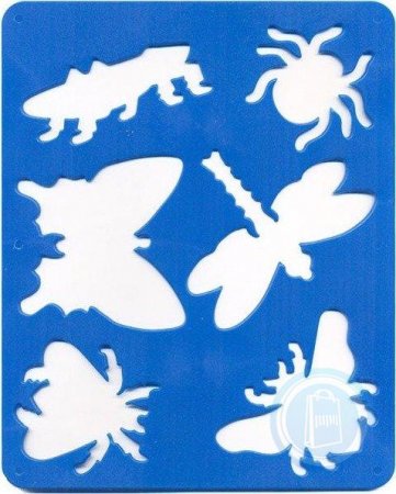 картинка Трафарет Насекомые учколлектор чебоксары