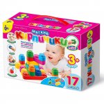 Конструктор мягкий кирпичики 17 дет в/к