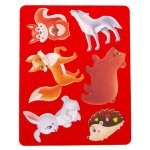 Трафарет Лесные звери 