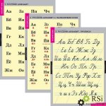 Комплект Набор букв русского алфавита (Спектр)