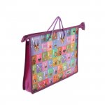 Папка детская ручки шнур в ассортименте.А4 пластик.