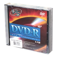 картинка Диск DVD-R 4.7Gb VS 16x Slim учколлектор чебоксары