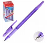 Ручка шар.син.1мм. R-301 ЕК грип фиолетовая)
