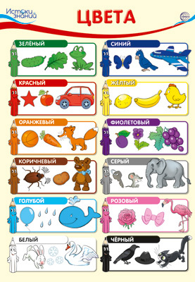 картинка Плакат А-3 Цвета учколлектор чебоксары