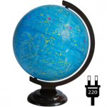 ГЛОБУС Звездного неба диам.320мм  с подсветкой на круглой подставке (Глобус. мир)