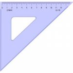 Треугольник 45*12 см (тонир..) голубой СТАММ 