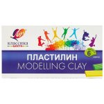 Пластилин 6 цв Классика Луч