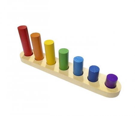 картинка Цилиндры втыкалки Радуга 1 ряд учколлектор чебоксары