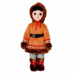 Кукла Мальчик в костюме народов Севера, 30 см