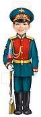Плакат вырубной Мальчик в парадной форме,