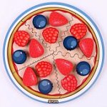 Рамка- вкладыш с липучками Пирог