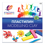 Пластилин 12цв. 240г. Классика Луч