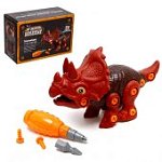 Конструктор винтовой Трицератопс, с отвёрткой, 28 эл.