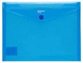 Папка-конверт А5с кнопкой плотная синяя Комикс 