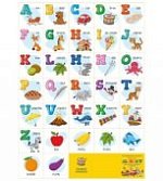 Плакат А2 Английский алфавит и цвета