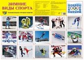 Плакат А-2 Зимние виды спорта 