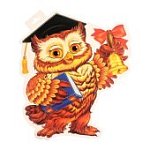 Плакат фигурный Сова