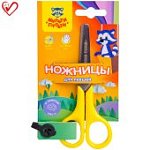 Ножницы дет 13,5см  пласт. руч МУЛЬТИ-ПУЛЬТИ для левшей