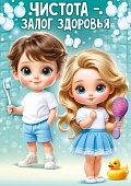 Плакат  Чистота -залог здоровья