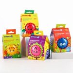 Массажный мячик Зверята , средней жёсткости, d=8 см, цвет МИКС