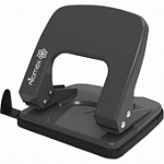 Дырокол "Attomex" 25л., метал, с линейкой