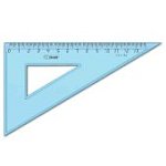 Треугольник 30*13см тонир.голубой СТАММ 