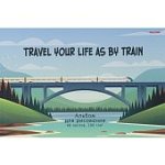Альбом 40 листов  А4 Мост через реку 