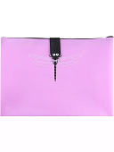 Папка для тетрадей  А-4 на молнии с клапаном силиконовая 