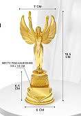 Наградная фигура женская "Ника", подставка пластик золото