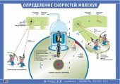 Плакат  Определение скоростей молекул.