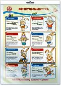 Плакат А-3 Физкультминутка 
