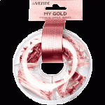 Набор канцелярский 4 предмета скрепки 50 мм 28 мм кнопки зажимы GOLD 