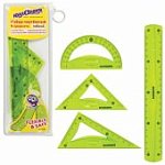 Набор чертежный  Юнландия  4 предмета гибкий