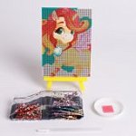 Алмазная мозаика для детей "Звездный единорог"