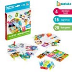 Развивающая игра с прищепками Профессии и транспорт, по методике Монтессори