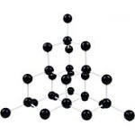 Модель кристаллич. решетки алмаза (Светоч)